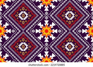 geometric folklore ornament. Tribal ethnic vector texture. Seamless striped pattern in Aztec style. Figure tribal embroidery. Indian, Scandinavian, Gypsy, Mexican, folk pattern.