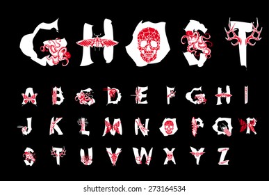 Geometric font. Creative Alphabet. Abstract  hipster font,  drawn by hand illustration 