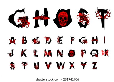 Geometric font. Creative Alphabet. Abstract  hipster font,  drawn by hand illustration 