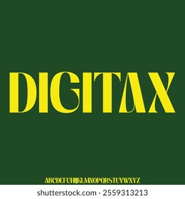 geometric font vector alphabet set vector