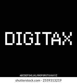 geometric font vector alphabet set vector