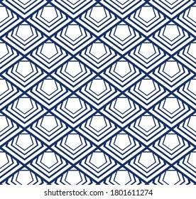 Geometric forms colorful abstract vector seamless pattern