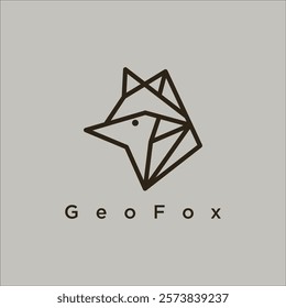 A geometric fox head showcasing intelligence, precision, and contemporary design.