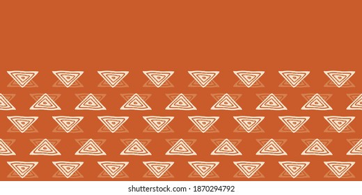 Geometric frame border shapes triangle seamless pattern. Modern stylish texture. Vector illustration. Perfect for fashion, decoration, textile design, background, illustration, carpet and rug