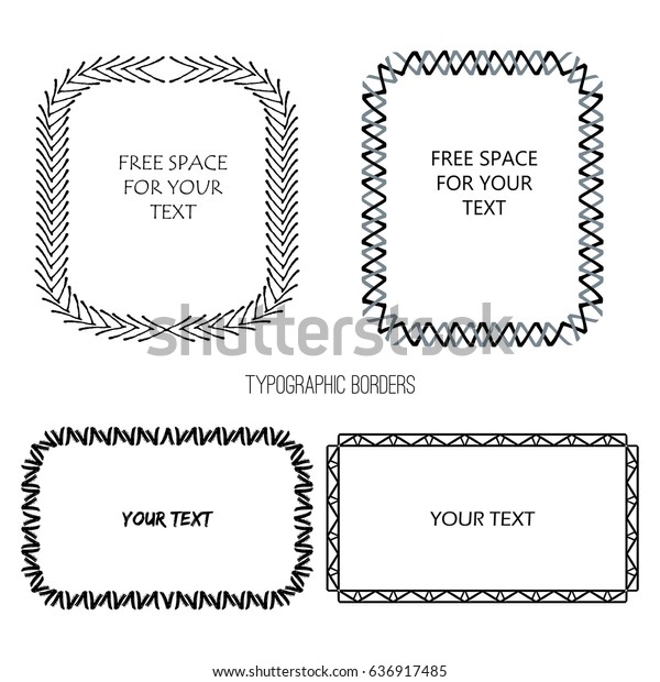 Geometric frame\
borders made in vector for typographic design. A wonderful template\
for decorating posters, menus, business cards, Theatrical program,\
poster,books. Easy to\
use.