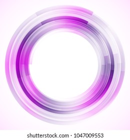 Geometric frame from circles, vector abstract background, wallpaper