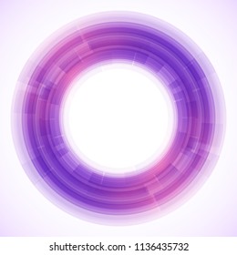 Geometric frame from circles, vector abstract background, wallpaper