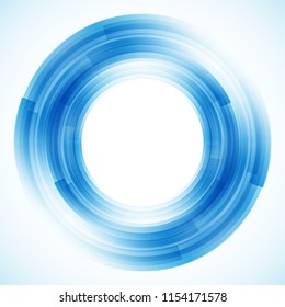 Geometric frame from circles, vector abstract background, wallpaper