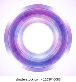 Geometric frame from circles, vector abstract background, wallpaper