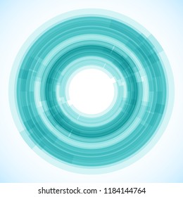 Geometric frame from circles, vector abstract background, wallpaper