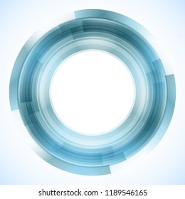 Geometric Frame Circles Vector Abstract Background Stock Vector ...