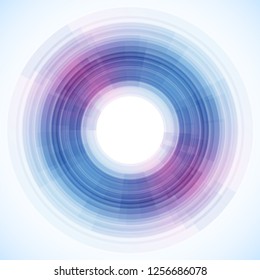 Geometric frame from circles, vector abstract background, wallpaper
