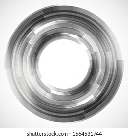 Geometric frame from circles, vector abstract background, wallpaper