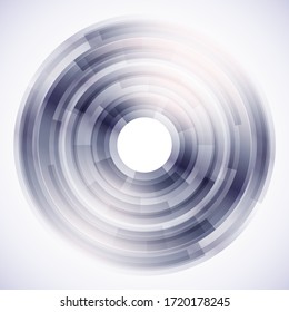 Marco geométrico de círculos, fondo abstracto vectorial, papel tapiz