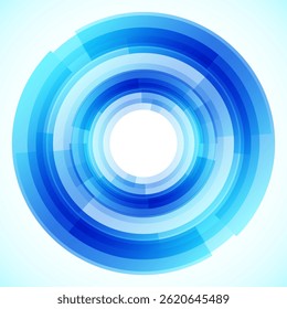 Geometric frame from circles, vector abstract background, wallpaper
