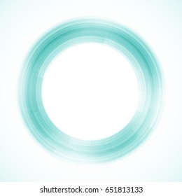 Geometric frame from circles, vector abstract background, wallpaper