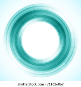 Geometric frame from circles, vector abstract background, wallpaper