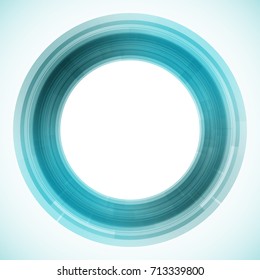 Geometric frame from circles, vector abstract background, wallpaper