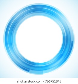 Geometric frame from circles, vector abstract background, wallpaper