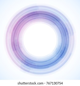 Geometric frame from circles, vector abstract background, wallpaper