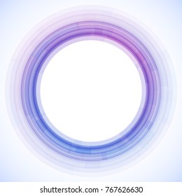 Geometric frame from circles, vector abstract background, wallpaper