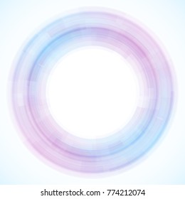 Geometric frame from circles, vector abstract background, wallpaper