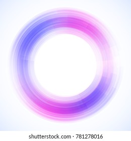 Geometric frame from circles, vector abstract background, wallpaper