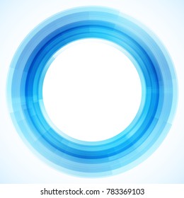 Geometric frame from circles, vector abstract background, wallpaper