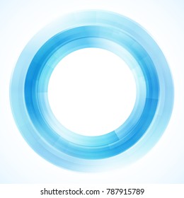 Geometric frame from circles, vector abstract background, wallpaper