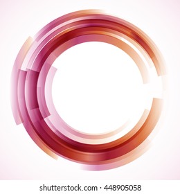 Geometric frame, round frame, abstract background, vector background, wallpaper