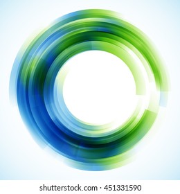 Geometric frame, round frame, abstract background, vector background, wallpaper