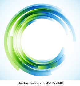 Geometric frame, round frame, abstract background, vector background, wallpaper