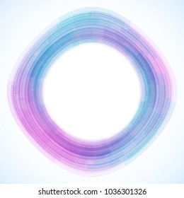 Geometric frame from geometric shapes, vector abstract background, wallpaper