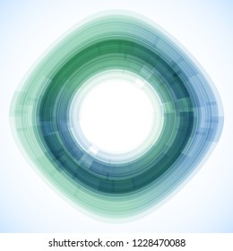 Geometric frame from geometric shapes, vector abstract background, wallpaper