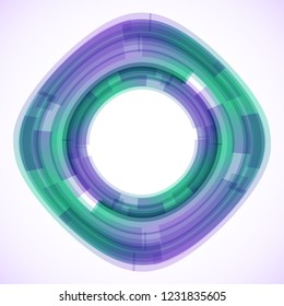 
Geometric frame from geometric shapes, vector abstract background, wallpaper