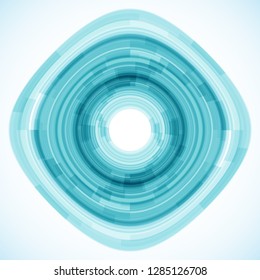 Geometric frame from geometric shapes, vector abstract background, wallpaper