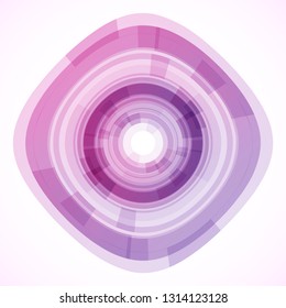 Geometric frame from geometric shapes, vector abstract background, wallpaper