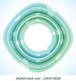 Geometric frame from geometric shapes, vector abstract background, wallpaper
