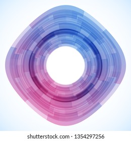 
Geometric frame from geometric shapes, vector abstract background, wallpaper