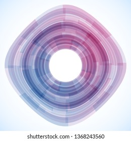 
Geometric frame from geometric shapes, vector abstract background, wallpaper