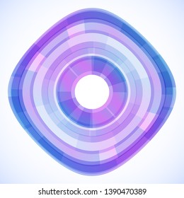 
Geometric frame from geometric shapes, vector abstract background, wallpaper
