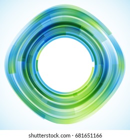 Geometric frame from geometric shapes, vector abstract background, wallpaper