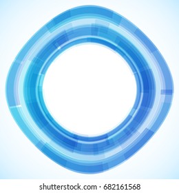 Geometric frame from geometric shapes, vector abstract background, wallpaper