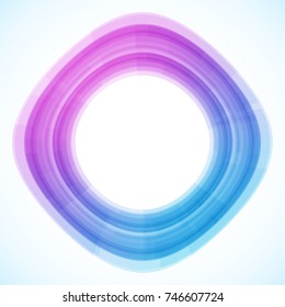 Geometric frame from geometric shapes, vector abstract background, wallpaper