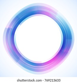 Geometric frame from geometric shapes, vector abstract background, wallpaper