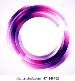 Geometric frame, vector abstract background, wallpaper