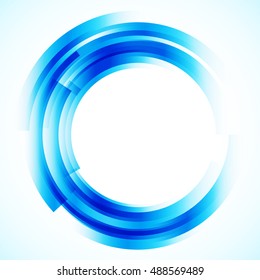 Geometric frame, vector abstract background