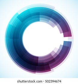 Geometric frame, vector abstract background, wallpaper