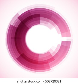 Geometric frame, vector abstract background, wallpaper