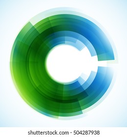 Geometric frame, vector abstract background, wallpaper